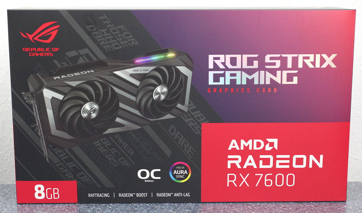 Видеокарта ASUS Radeon RX 7600 Strix OC