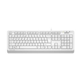 Точка ПК Клавиатура A4Tech Fstyler FKS10, белый/серый