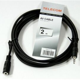 Точка ПК Кабель удлинительный Telecom 3.5 Jack (M) - 3.5 Jack (F) 2м (TAV7179-2M)
