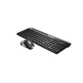 Точка ПК Комплект беспроводной клавиатура + мышь A4Tech Fstyler FB2535C, BT/Radio, черный/серый