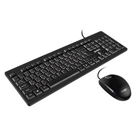 Точка ПК Комплект клавиатура+мышь проводной SVEN KB-S320C, черный