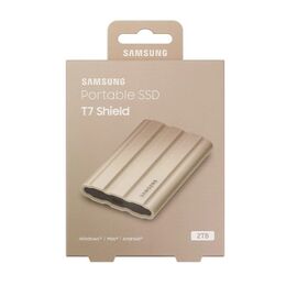 Точка ПК Внешний SSD Samsung T7 Shield 2TB бежевый (MUPE2T0K)