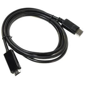 Точка ПК Кабель Telecom DisplayPort - HDMI 1,8м (TA494), черный