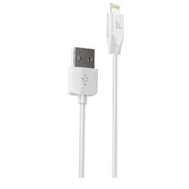 Точка ПК Кабель USB 2.0 Hoco X1, AM/Lightning, белый, 2м