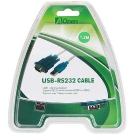 Точка ПК Кабель AOpen USB 2.0 A (M) - COM (RS232), 1.2м (ACU804)