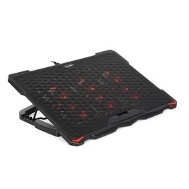 Точка ПК Подставка для ноутбука CROWN MICRO CMLS-402, черный/красная подсветка