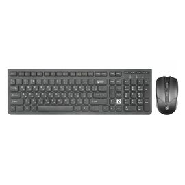 Точка ПК Комплект клавиатура + мышь Defender Columbia C-775 Black USB, черный