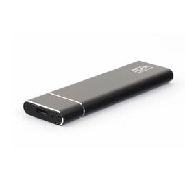 Точка ПК Внешний корпус для SSD M2 AgeStar 3UBNF5C USB 3.2 Type-C, алюминий, чёрный