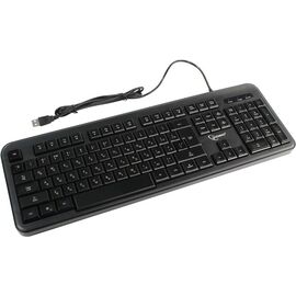 Точка ПК Клавиатура Gembird KB-200L Black USB с подсветкой