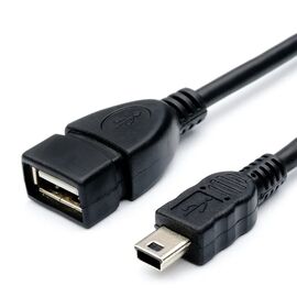 Точка ПК Кабель OTG ATCOM AT2822 USB(Af)  miniUSB, 0.1 m