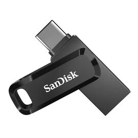 Точка ПК Флешка SanDisk Ultra Dual Drive Go USB Type-C 128 ГБ, черный SDDDC3-128G-G46