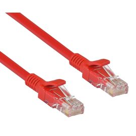 Точка ПК Патч-корд Exegate EX258666RUS UTP CAT5e RJ-45 кабель 0.3 метра - красный