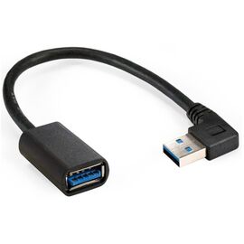 Точка ПК Кабель удлинительный ExeGate EX-CC-USB3-AMAF-0.15L, USB 3.0 A (M) - A (F), 0.15м, EX294775RUS