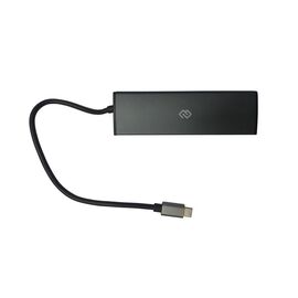 Точка ПК USB-концентратор Digma USB Type-C, серый HUB-2U3.0СCR-UC-G