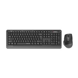 Точка ПК Беспроводной комплект клавиатура + мышь A4Tech Fstyler FG1035, черный/серый