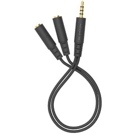 Точка ПК Адаптер аудио A4Tech AD-3P 2xJack 3.5 (f)/Jack 3.5 (m) 0.2м. черный