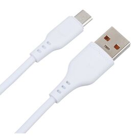 Точка ПК Кабель GoPower GP01M USB (m)-microUSB (m) 1.0м 2.4A ПВХ белый (1/800)