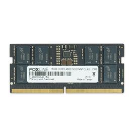 Точка ПК Оперативная память Foxline 16 ГБ DDR5 4800 МГц CL40 SO-DIMM FL4800D5S40-16G