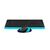 Точка ПК Беспроводной комплект клавиатура + мышь A4Tech Fstyler FG1010, черный/голубой, изображение 2