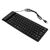 Точка ПК Гибкая силиконовая клавиатура, английская раскладка, черный