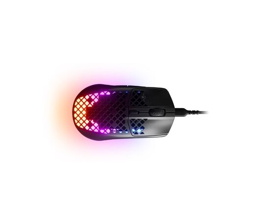 Точка ПК Игровая мышь проводная SteelSeries Aerox 3, черный, изображение 2