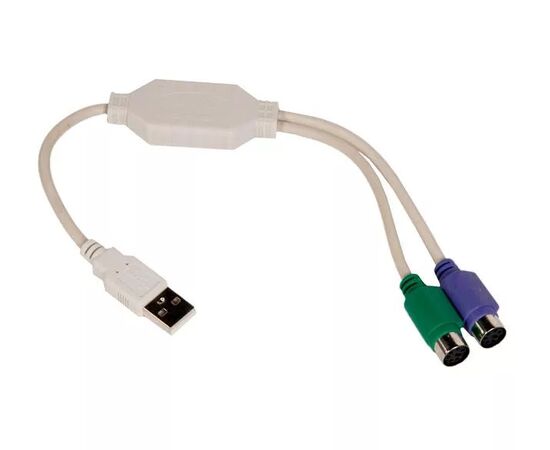 Точка ПК Кабель адаптер Gembird Cablexpert 2xPS/2 - USB AM UAPS12