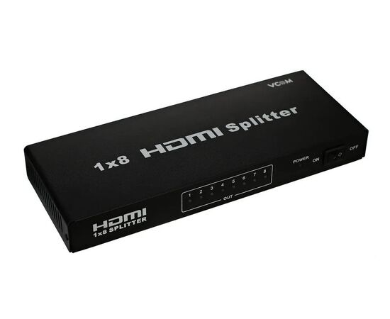 Точка ПК Разветвитель HDMI 1 - 8 VCOM 3D Full-HD (VDS8048D), изображение 2