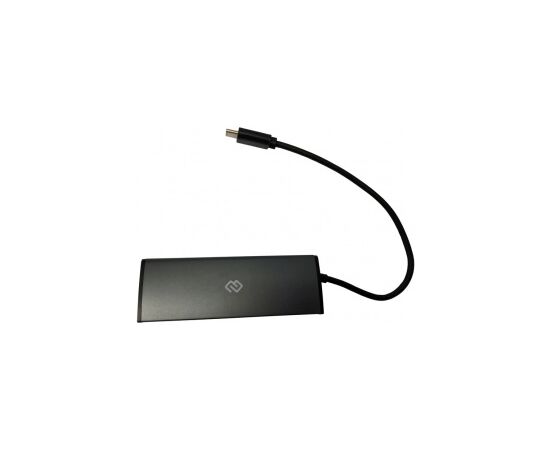 Точка ПК USB-концентратор Digma HUB-4U3.0-UC-G (4xUSB 3.0, Type-C)