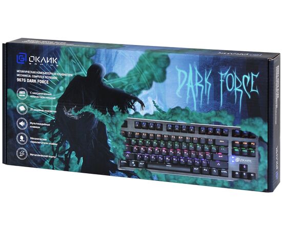 Точка ПК Клавиатура Oklick 967G Dark Force, черный, изображение 9