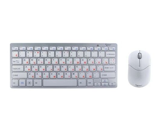 Точка ПК Клавиатура и мышь Gembird KBS-7001 White USB