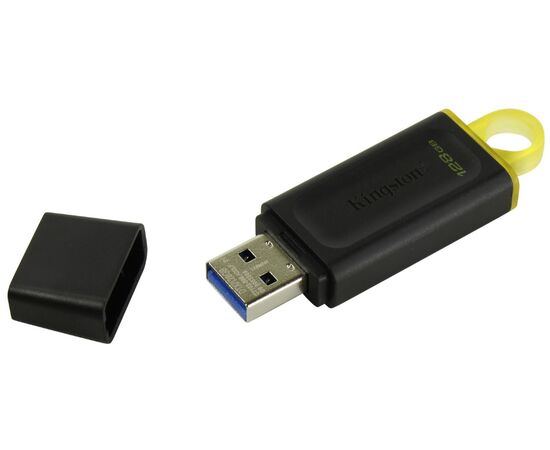 Точка ПК Флешка Kingston DataTraveler Exodia 128 GB, черный/желтый, изображение 8