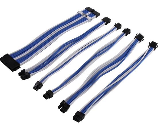 Точка ПК Комплект кабелей-удлинителей для БП 1STPLAYER SKY-001 SKY BLUE, изображение 2