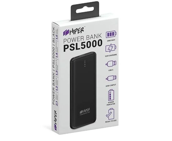 Точка ПК Аккумулятор HIPER PSL5000 5000mAh, черный, изображение 3