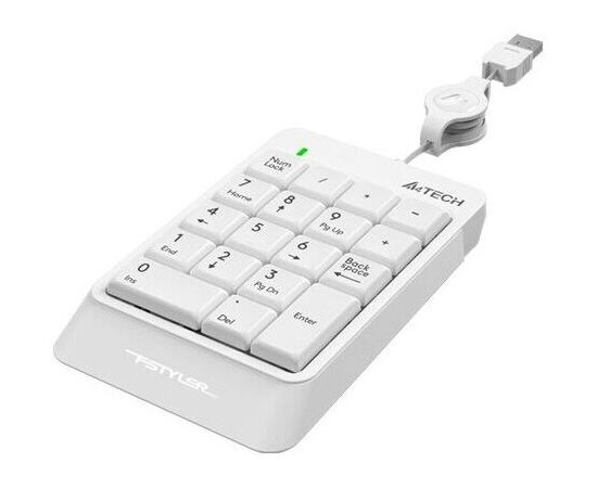 Точка ПК Клавиатура A4Tech Fstyler FK13 White USB, изображение 2