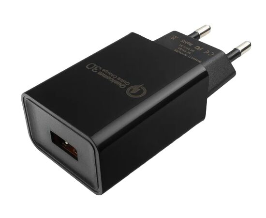 Точка ПК Сетевое зарядное устройство Cablexpert MP3A-PC-17, черный
