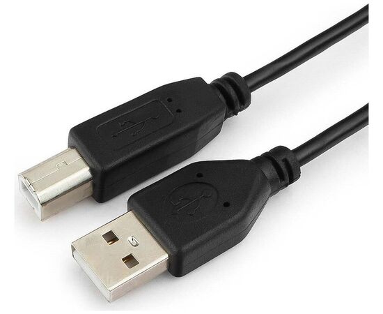 Точка ПК Кабель Гарнизон USB-A - USB-B (GCC-USB2-AMBM) 1 м, черный, изображение 2