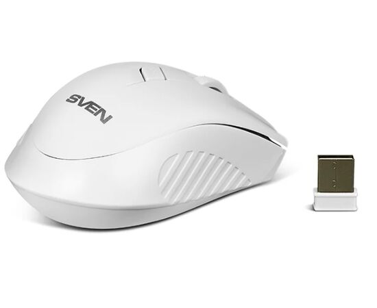 Точка ПК Беспроводная мышь SVEN RX-325 Wireless, white, изображение 4