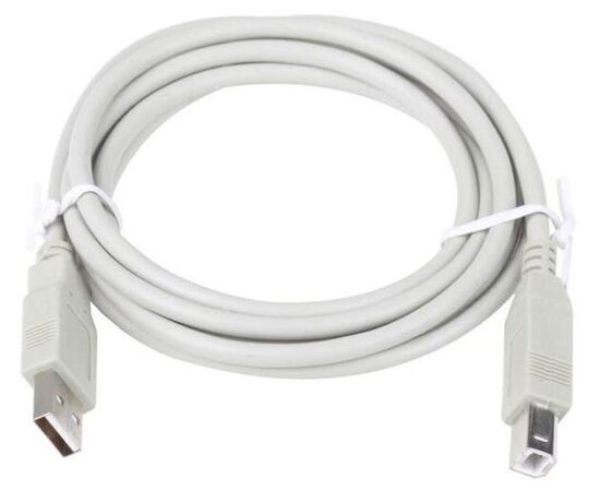 Точка ПК Кабель AM/BM USB2.0 3м Telecom USB 2.0  A-->B 3.0m, серый, TC6900-3.0M, изображение 2