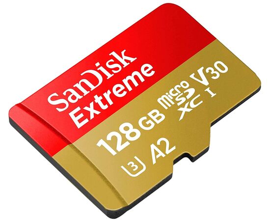 Точка ПК Карта памяти SanDisk Extreme microSDXC 1 ТБ Class 10, V30, A2, UHS-I, R/W 160/90 МБ/с, адаптер на SD, изображение 3