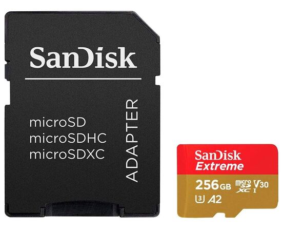 Точка ПК Карта памяти SanDisk Extreme microSDXC 1 ТБ Class 10, V30, A2, UHS-I, R/W 160/90 МБ/с, адаптер на SD, изображение 16