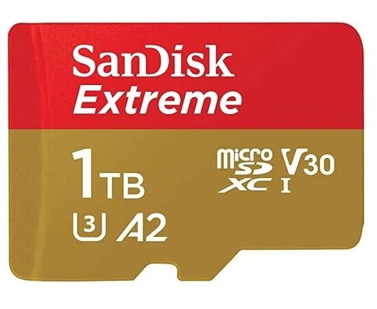 Точка ПК Карта памяти SanDisk Extreme microSDXC 1 ТБ Class 10, V30, A2, UHS-I, R/W 160/90 МБ/с, адаптер на SD, изображение 14