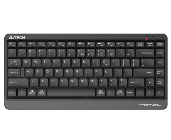 Точка ПК Беспроводная клавиатура A4Tech Fstyler FBK11 BT/Radio, slim, черный/серый