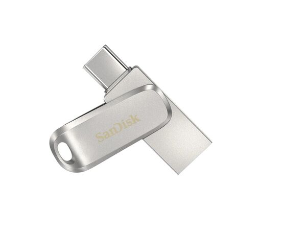 Точка ПК Флешка SanDisk Ultra Dual Drive Luxe USB/Type-C 1tb, серебристый, изображение 4