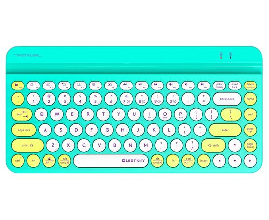 Точка ПК Беспроводная клавиатура A4Tech Fstyler FBK30, BT/Radio, slim, зеленый