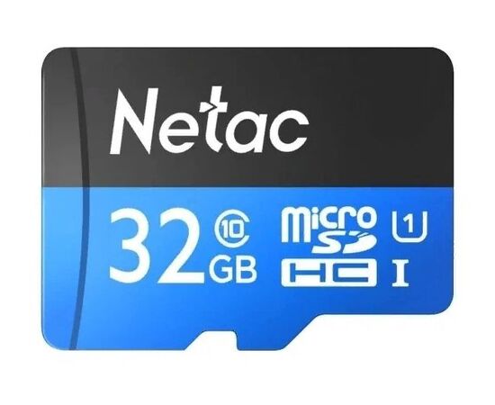 Точка ПК Карта памяти Netac microSD 32 ГБ Class 10, UHS Class 1, 80 МБ/с NT02P500STN-032G-S