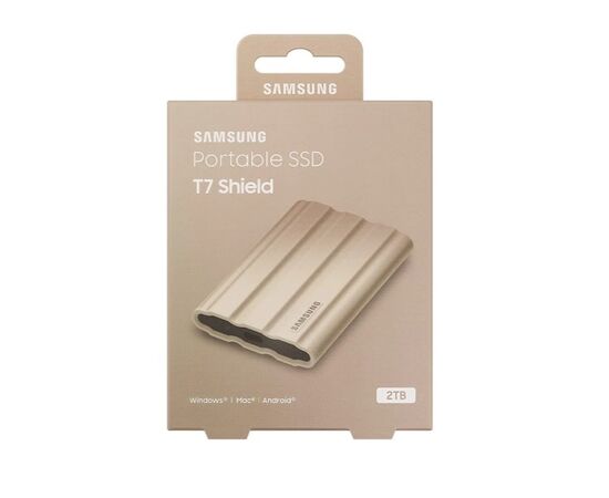 Точка ПК Внешний SSD Samsung T7 Shield 2TB бежевый (MU-PE2T0K)