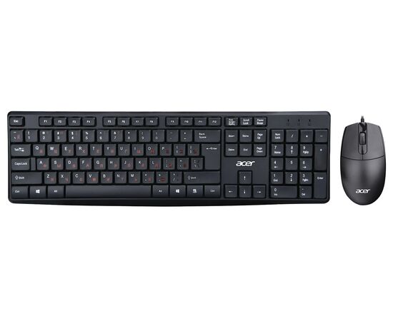 Точка ПК Клавиатура+мышь Acer OMW141 черный (ZL. MCEEE.01M)