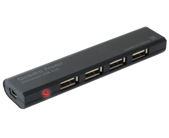 Точка ПК Переходник Defender Quadro Promt Универсальный USB разветвитель (83200)