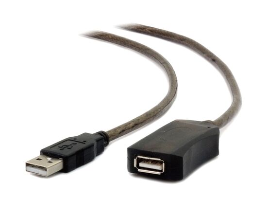 Точка ПК Кабель удлинительный активный Gembird/Cablexpert USB 2.0 UAE-01-10M, AM/AF, 10м