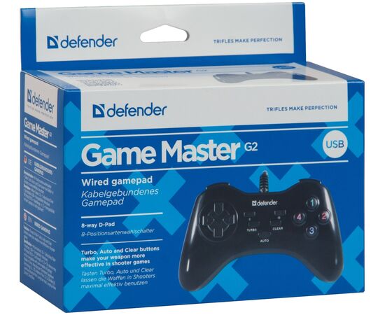 Точка ПК Геймпад Defender Game Master G2, черный, изображение 5